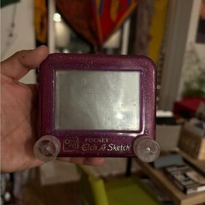 Pocket etch a sketch classic retro vintage throwback collectible toy